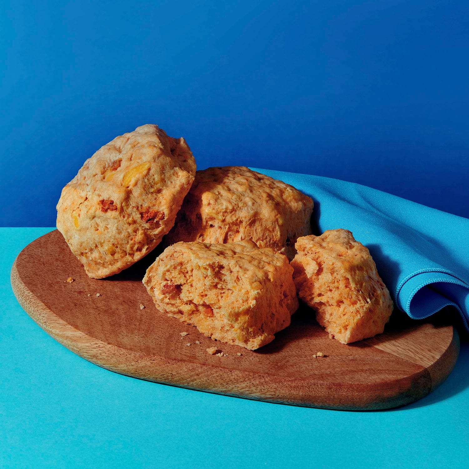 Vegan Cheeze and Facon Scone