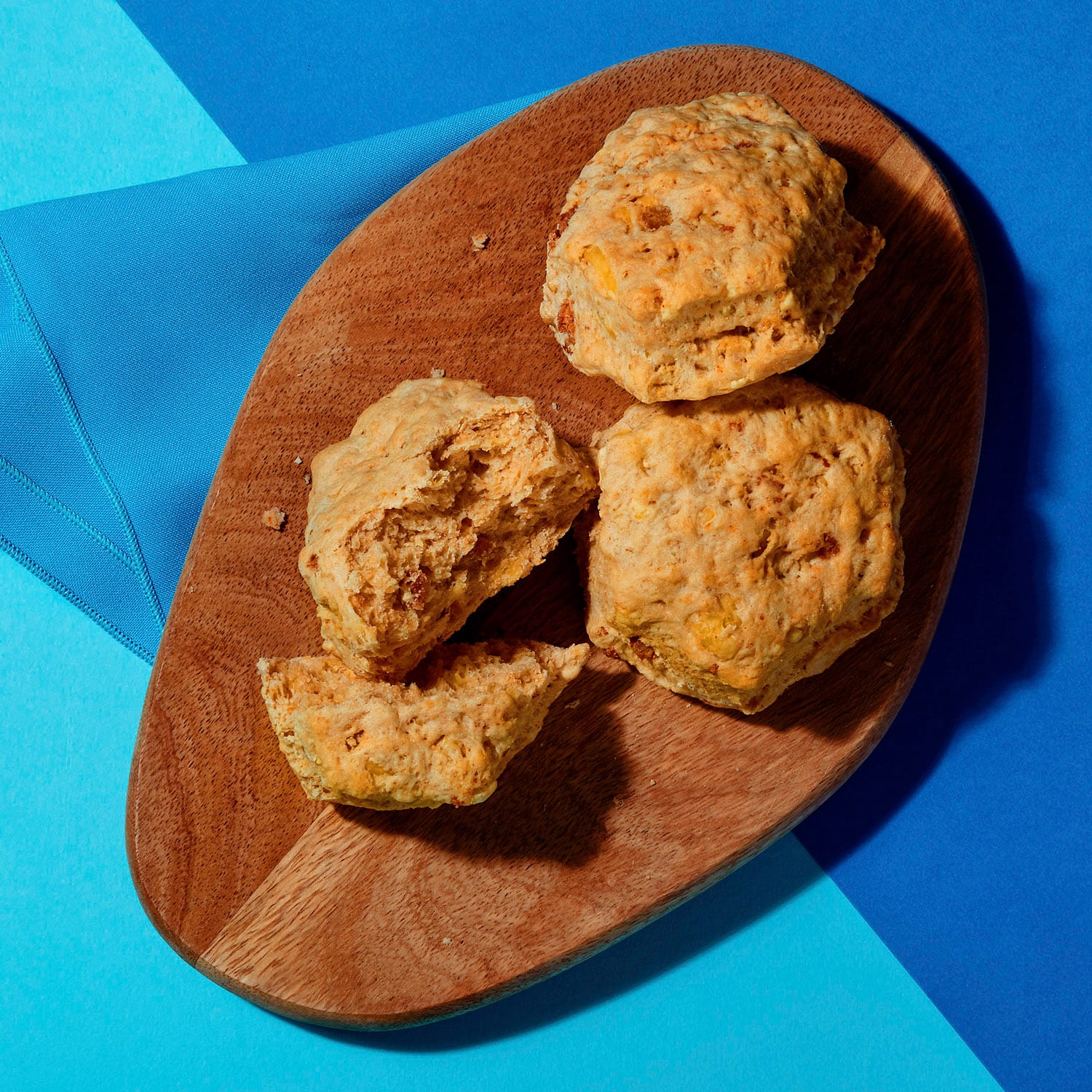 Vegan Cheeze and Facon Scone