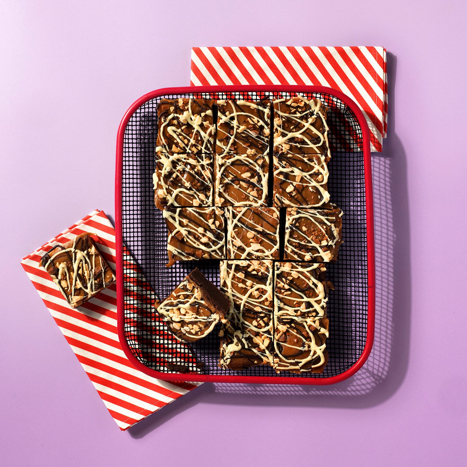 Salted Caramel and Comb Brownie