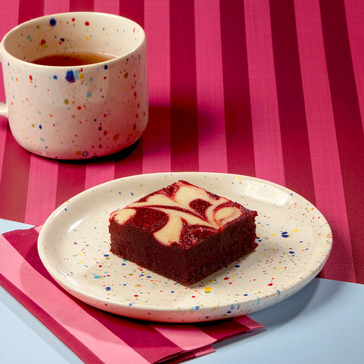 Red Velvet Cheesecake Brownie